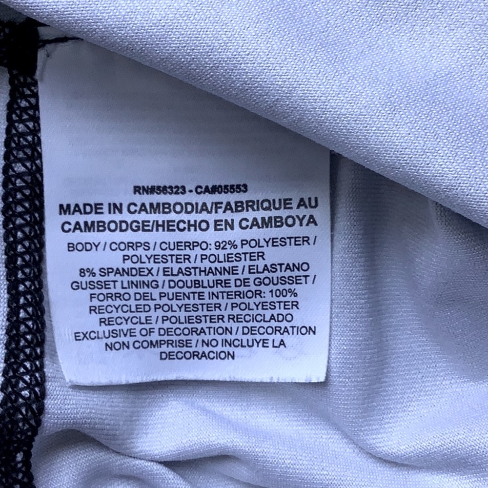 Nike Running Capris Leggings Black & White Sz XS - Picture 7 of 8